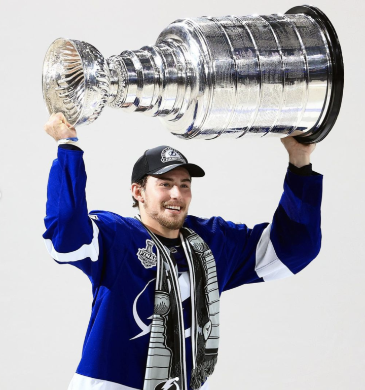 Robbinsville NJ's Ross Colton Scores Only Goal to Win Stanley Cup